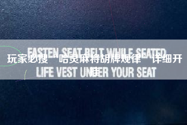 玩家必搜“哈灵麻将胡牌规律”详细开挂