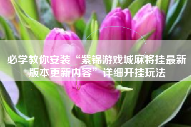 必学教你安装“紫锦游戏城麻将挂最新版本更新内容”详细开挂玩法