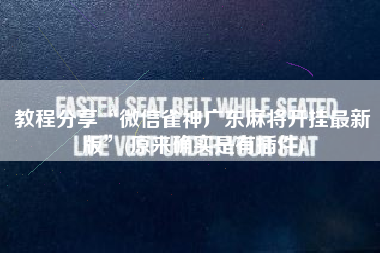 教程分享“微信雀神广东麻将开挂最新版	”(原来确实是有插件)
