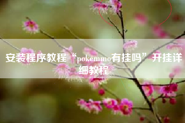 安装程序教程“pokemmo有挂吗	”开挂详细教程