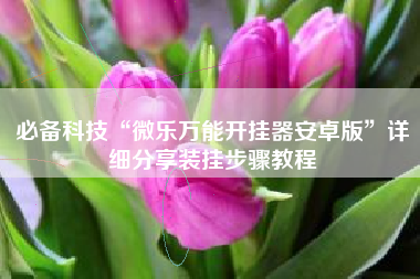 必备科技“微乐万能开挂器安卓版”详细分享装挂步骤教程