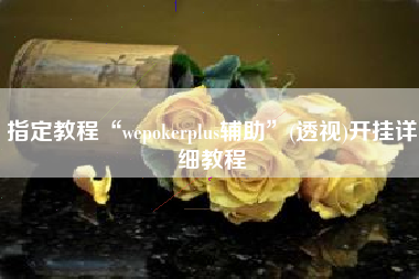 指定教程“wepokerplus辅助”(透视)开挂详细教程