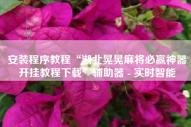 安装程序教程“湖北晃晃麻将必赢神器开挂教程下载	”辅助器 - 实时智能