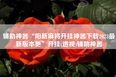 辅助神器“阳新麻将开挂神器下载2023最新版本更	”开挂(透视)辅助神器