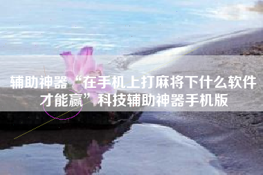 辅助神器“在手机上打麻将下什么软件才能赢”科技辅助神器手机版
