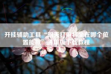 开挂辅助工具“明天打麻将坐在哪个位置能赢”通用版下载教程